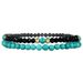 Bohemian Natural Stone Bead Bracelet Men's Hand Jewelry Versatile Elastic Bracelet Set_ipsvogv.com
