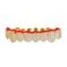 Body Jewelry New Hip Hop Braces Eight Teeth Red Flame Braces Zircon Personalized Halloween Costume Accessories_ipsvogv.com