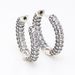 Women's Jewelry Silver Plated Single Row Earrings Fashionable Elegant Zirconia Earrings Birthday Gifts_ipsvogv.com
