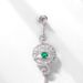 Devil's Eye Temperament Earrings S925 Silver Inlaid Nano Zirconium Earrings Earrings Light Luxury Fashion_ipsvogv.com