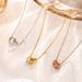 Lady Heart Shape Titanium Steel Wholesale Pendant Necklace_ipsvogv.com