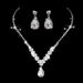 dz Style Link Fashion OL Claw Chain Rhinestone Zircon Angel Tears Drop Necklace Earrings Bridal Jewelry Multiple Choices_ipsvogv.com