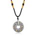 Titanium steel retro six word mantra pendant Chinese style ring pendant auspicious cloud pattern talisman_ipsvogv.com