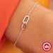 Women's Jewelry 925 Sterling Silver Cross Double Buckle Zircon Inlaid Daily Wear Bracelet Female Niche Design Bracelet_ipsvogv.com