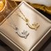 Star Moon Necklace, Feminine Style, Five Point Star Moon, Light Luxury Design, Heavy Industry Quality Silver Jewelry_ipsvogv.com