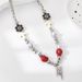 Hip Hop Cross Necklace Personality Lightning Skull Pendant Sweater Chain Men And Women Stainless Steel Accessories_ipsvogv.com