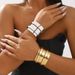 Design A High-end Light Bracelet For Women With An Adjustable Opening, Smooth Irregular Armband, Personalized And_ipsvogv.com