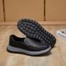 New men's set foot casual shoes light soft thick soles comfortable breathable line male leather shoes_ipsvogv.com