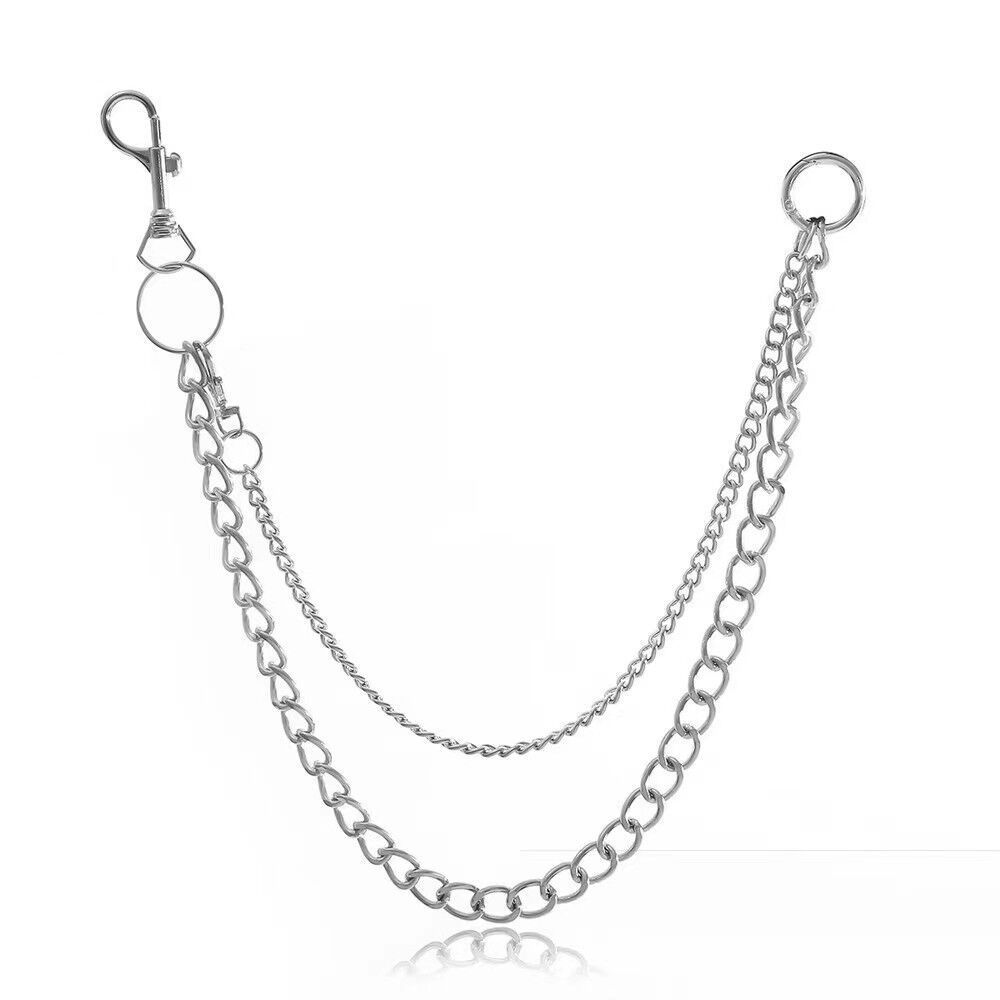 Men And Women's Jewelry Punk Retro Metal Trouser Chain Adjustable Multi Layer Waist Chain Fashion Men And Women Trouser Chain_ipsvogv.com