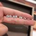 Hot Selg,Simple Fashion Versatile White Rhie Sier Antiallergic Needle Mini Aare Dia Earrings,Zirconia Earrings For Men_ipsvogv.com