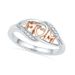 Fashionable Rose Gold Love Mom Colorful Ring Mother's Day Birthday Gift_ipsvogv.com