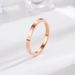 Women's Jewelry Stainless Steel Ring Titanium Steel Ring Round Ring Niche Design Trendy Jewelry_ipsvogv.com