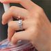 S Pure Silver Mosang Stone Lace Princess Square Classic Fashion High Grade Wedding Ring_ipsvogv.com