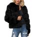 Women's Clothing fashion casual ladies fur tops women's fur short coat_ipsvogv.com