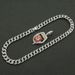 Hip hop rap decoration full of diamonds, three-dimensional US dollar tongue pendant, trendy and exaggerated Cuban chain_ipsvogv.com