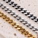 Men's Jewelry Hip Hop Jewelry Stainless Steel Polished Four Sided Grinding Necklace Cuban Chain Necklace_ipsvogv.com