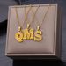hot selling new product 26 English capital letters pendant necklace gold plated environmentally friendly vacuum plating necklace_ipsvogv.com