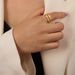 New Niche Personalized Design Copper Material Irregular Geometric Inlay With Zircon Opening Ring Jewelry For Women_ipsvogv.com