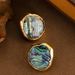 Exquisite And Fashionable Natural Abalone Shell Earri, Niche, Light Luxury, Fashionable, High-end Silver Needle_ipsvogv.com