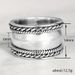 Cao Shi's Net Red Simple Domineering Light Luxury Index Finger Personality Smooth Fried Dough Twists Ring_ipsvogv.com
