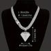 Trendy Men's Ins Style Full Diamond Pendant Cuban Necklace Unisex Cool Hip Hop Rapper Accessories_ipsvogv.com