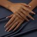 Hot Selling Fashion O-shaped Ripple Minimalist Ring Combination 11 Piece Set_ipsvogv.com