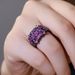 Cao Shi's Geometric Design, Floral Ring, Sweet Cool Girl Jewelry, Exquisite And Personalized Style Jewelry_ipsvogv.com