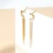 Earrings S925 sterling silver high-end personalized tassel earrings female niche versatile design electroplated gold plated jewelry_ipsvogv.com