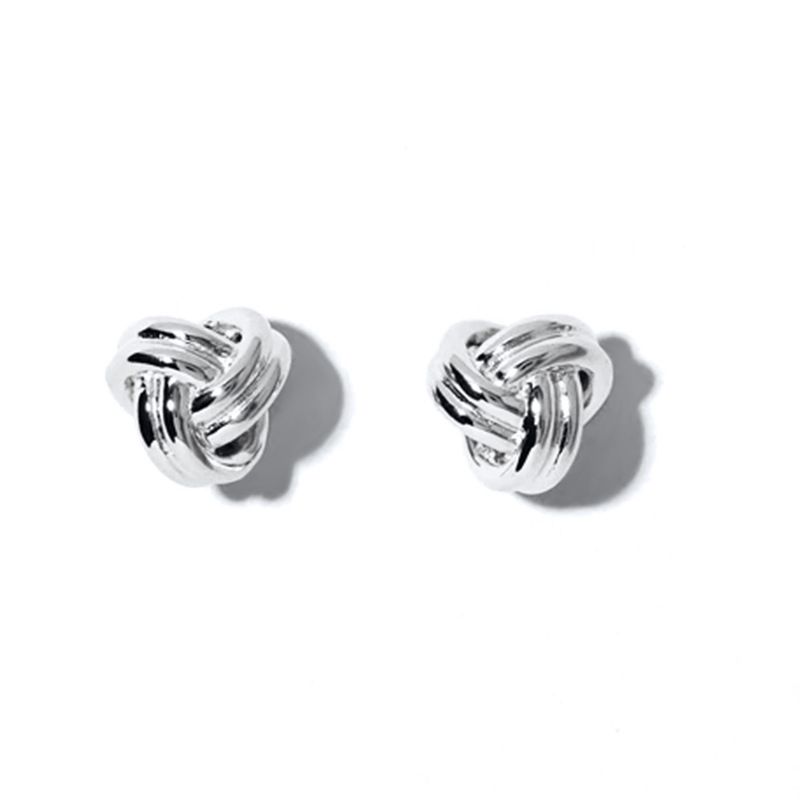 Women's Jewelry S925 Silver Needle Exaggerated Retro Simple Geometric Twisted Earrings Trendy Temperament Cold Style Earrings_ipsvogv.com