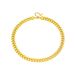 Fashion niche retro metal heavy industry hip-hop punk style gold-plated necklace bracelet titanium steel jewelry simple set_ipsvogv.com
