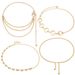 Waist Chain Combination, Gold And White K, Multiple Fashionable Geometric Accessories, Jeans Paired With Trendy Body_ipsvogv.com