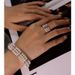 2025 New Niche Design Simple Ring Set For Both Men Women With A Cool And Aloof Style, Consisting Three Layers Of Pearl_ipsvogv.com