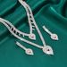 Women’s Jewelry Set Fashion Layer Necklace And Earrings Set Shining Water Drop Set Bridal Elegant Jewelry Necklace Set_ipsvogv.com