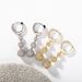 New Fashion Sky Sparkling Ball Ear Buckle For Women's High Grade Light Luxury Diamond Earrings_ipsvogv.com