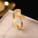 Korean Version Internet Celebrity With The Same Ring, Women's Light Luxury, Versatile, Diamond Studded Bow, Simple And_ipsvogv.com