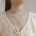 Hot new stainless steel cross lovers collar simple personality titanium steel cross necklace_ipsvogv.com