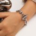 Hot Selling Fashion Versatile Stainless Plain OT Chain INS Men's Titanium Steel Cuban Bracelet_ipsvogv.com