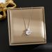 Stainless Steel Gold Plated Fashion Cute Crystal Swan Pendant Necklace For Women Princess Birthday Party Jewelry Gifts_ipsvogv.com