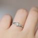 Fashion simple jewelry inlaid zircon plated real gold ring_ipsvogv.com