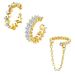 Hot Sale, Unique Design, Hip Hop Style, Irregular Arrangement, Ear Bone Clip, Ladies' Advanced Versatile Ear Accessories_ipsvogv.com