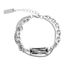 Titanium Steel Black Zircon Couple Bracelet Female Summer Ins Cold Style Hip Hop Trendy Cool Niche Design Hand Jewelry_ipsvogv.com