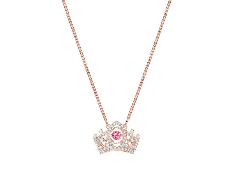 Beating Heart Crown Necklace Female Element Crystal Smart Clavicle Necklace Female_ipsvogv.com