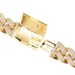 Men's Jewelry 20mm Cuban Bracelet Full Of Zircon Big Box Buckle Pig Nose Hip Hop Bracelet Jewelry_ipsvogv.com