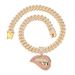 Sexy Lip Biting Hip Hop Necklace Personalized Creativity Hiphop Pink Diamond Cuban Chain Necklace Pendant_ipsvogv.com