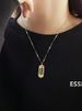 Xiangyun Abacus Japanese And Korean Fashion Gold Necklace Women's Simple Collarbone Chain Titanium Steel Accessories_ipsvogv.com