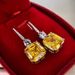 Cao Shi' New Luxury Ice Flower Yellow Diamond Earring Are Fahionable And Veratile, With Micro Inlaid Zircon Ear_ipsvogv.com