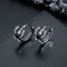 Hip Hop Style Zircon With Blue Sea King Trident Without Ear Holes, Personalized Trendy Inlaid Earrings For Men And Women_ipsvogv.com