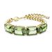 Inlaid Crystal Cut Rectangular Green Square Dia Bracelet_ipsvogv.com
