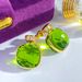 Women's Jewelry Creative Original Design Perfume Bottle Crystal Single Flower Earrings Artificial Crystal Stone Exquisite Necklace Earrings_ipsvogv.com