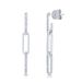 Women's Jewelry S925 Silver Needle Long Micro Paved Zircon Tassel Earrings Fashion Retro Earrings_ipsvogv.com